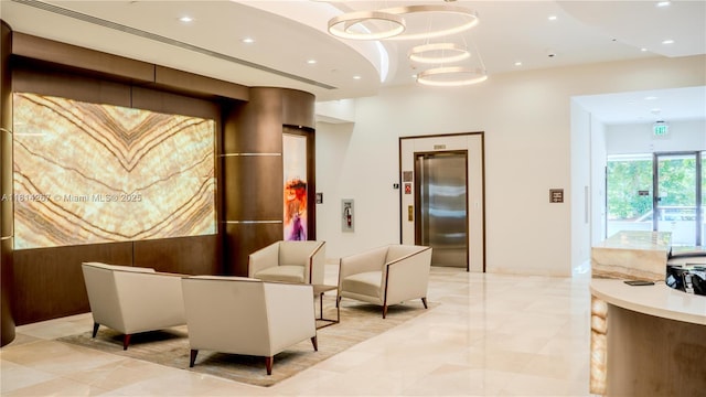 20355 NE 34th Ct Unit 325, Aventura, FL 33180 - building lobby featuring recessed lighting
