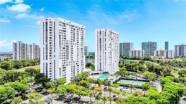 20355 NE 34th Ct Unit 325, Aventura, FL 33180 - view of building exterior featuring a view of skyline and a water view