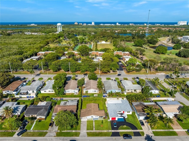 2111 NE 14th Ct, Hollywood, FL 33020 - view of property location featuring a large body of water and nearby suburban area