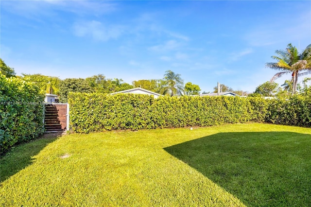 2111 NE 14th Ct, Hollywood, FL 33020 - view of grassy yard with stairs