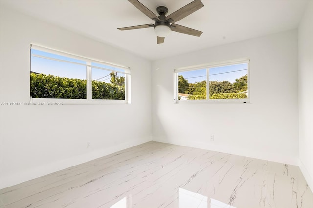 2111 NE 14th Ct, Hollywood, FL 33020 - spare room featuring a ceiling fan
