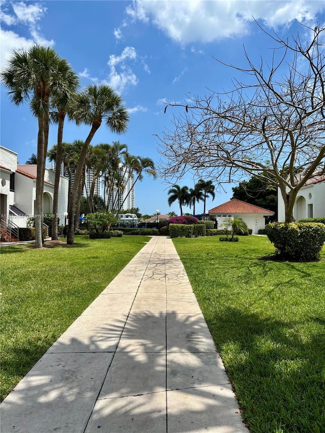 3564 Magellan Cir Unit 213-1, Aventura, FL 33180 - view of community featuring a yard
