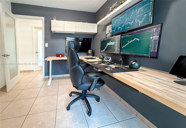 14751 SW 158th St, Miami, FL 33187 - office space with light tile patterned floors and baseboards