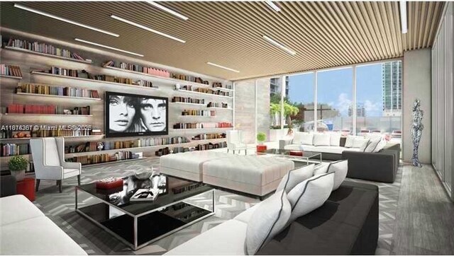 1080 Brickell Ave Unit 1409, Miami, FL 33131 - living room with a wall of windows