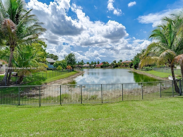 4248 SW 185th Ave, Miramar, FL 33029 - water view with a fenced backyard