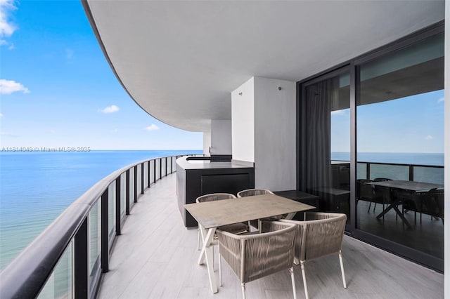 18555 Collins Ave Unit 2105, Sunny Isles Beach, FL 33160 - balcony with a water view