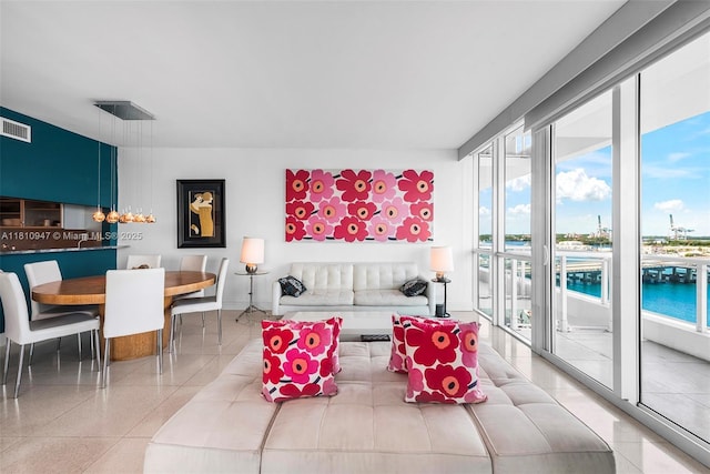 540 W Ave Unit 914, Miami Beach, FL 33139 - living room with a water view