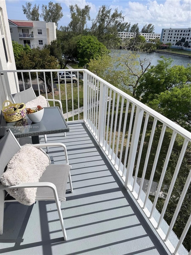8260 SW 210th St Unit 310, Cutler Bay, FL 33189 - balcony with a water view