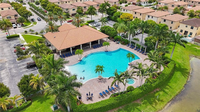 3502 W 86th Ter, Hialeah, FL 33018 - community pool with a residential view