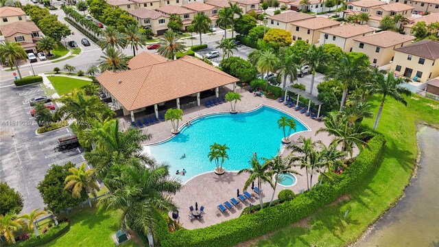 3502 W 86th Ter, Hialeah, FL 33018 - community pool with a residential view