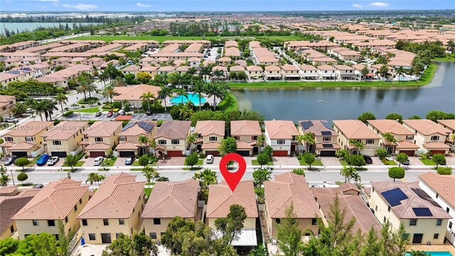 3502 W 86th Ter, Hialeah, FL 33018 - aerial perspective of suburban area with a nearby body of water