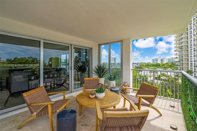 875 E Camino Real Unit 5D, Boca Raton, FL 33432 - balcony featuring a city view