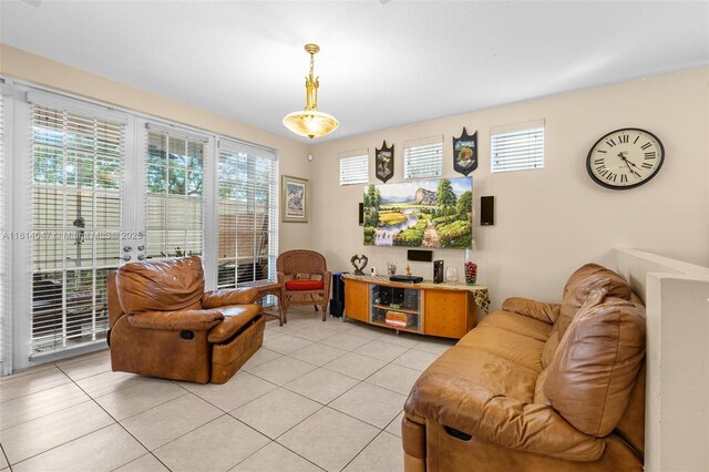 16316 SW 48th St, Miramar, FL 33027 - living room featuring light tile patterned flooring