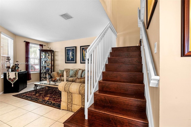 16316 SW 48th St, Miramar, FL 33027 - staircase featuring tile patterned flooring