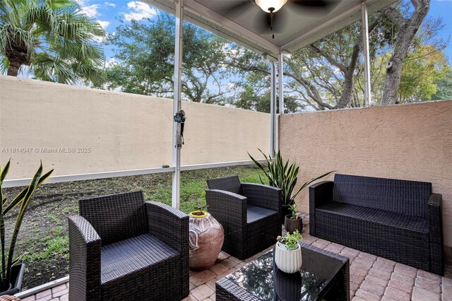 16316 SW 48th St, Miramar, FL 33027 - fenced backyard featuring a patio