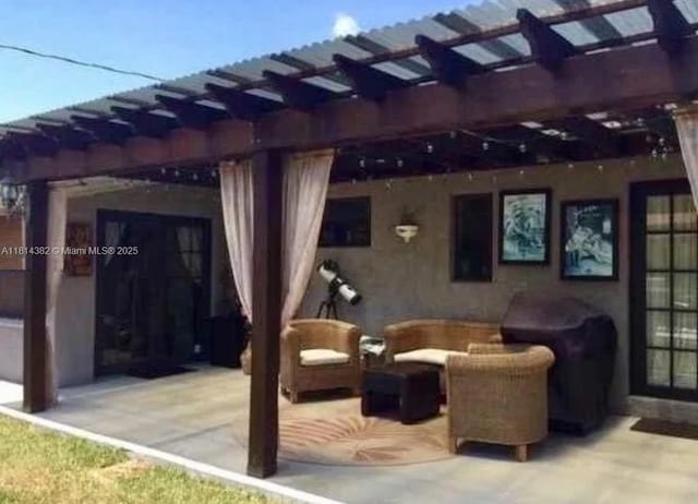 7420 SW 34th Ter, Miami, FL 33155 - view of patio with a pergola
