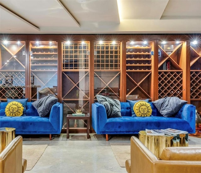 18683 Collins Ave Unit 2510, Sunny Isles Beach, FL 33160 - wine room featuring concrete floors
