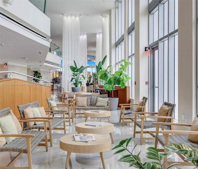 18683 Collins Ave Unit 2510, Sunny Isles Beach, FL 33160 - building lobby featuring a high ceiling