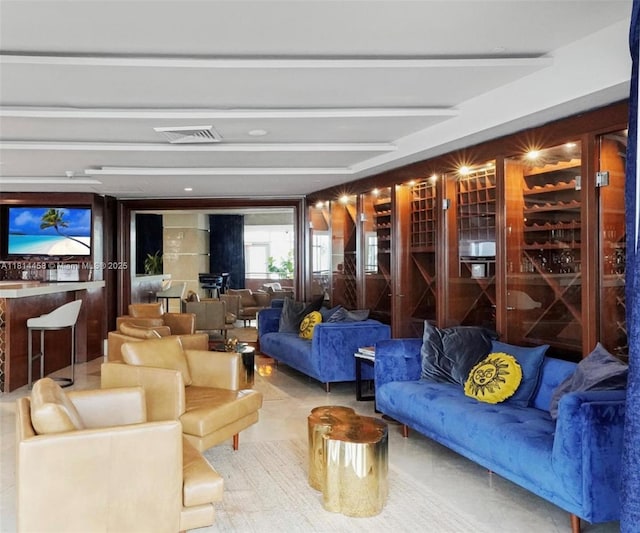 18683 Collins Ave Unit 2510, Sunny Isles Beach, FL 33160 - common area featuring beam ceiling
