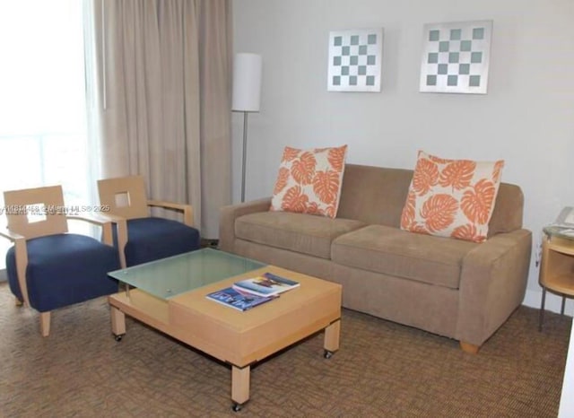 18683 Collins Ave Unit 2510, Sunny Isles Beach, FL 33160 - living area with carpet floors