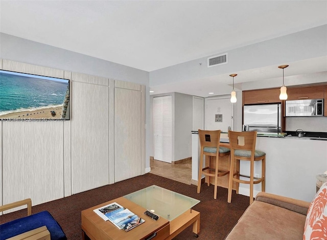 18683 Collins Ave Unit 2510, Sunny Isles Beach, FL 33160 - view of carpeted living area
