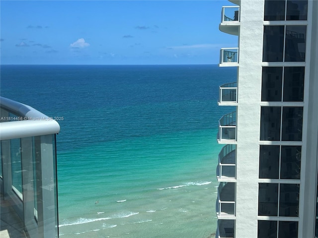 18683 Collins Ave Unit 2510, Sunny Isles Beach, FL 33160 - water view featuring nearby beach