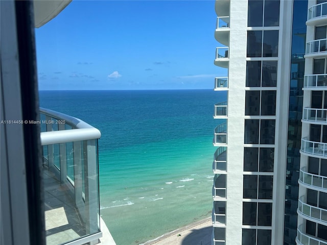 18683 Collins Ave Unit 2510, Sunny Isles Beach, FL 33160 - water view featuring local beach