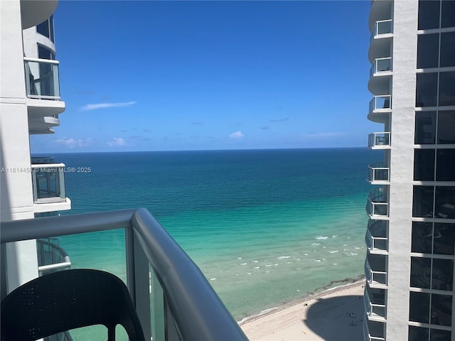 18683 Collins Ave Unit 2510, Sunny Isles Beach, FL 33160 - water view with nearby beach
