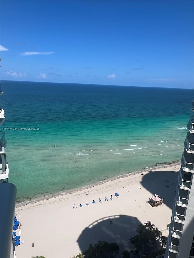 18683 Collins Ave Unit 2510, Sunny Isles Beach, FL 33160 - water view with local beach