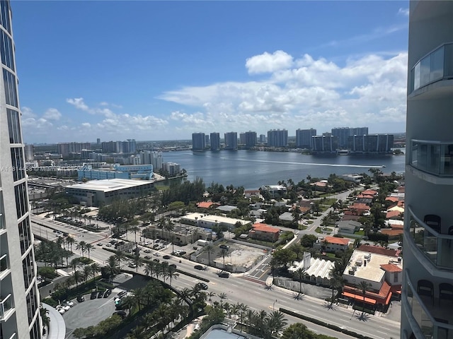 18683 Collins Ave Unit 2510, Sunny Isles Beach, FL 33160 - water view with nearby urban area