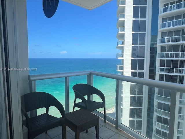 18683 Collins Ave Unit 2510, Sunny Isles Beach, FL 33160 - balcony featuring a water view
