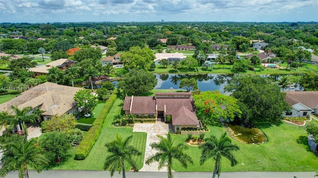 13241 SW 32nd Ct, Davie, FL 33330 - aerial perspective of suburban area with a nearby body of water