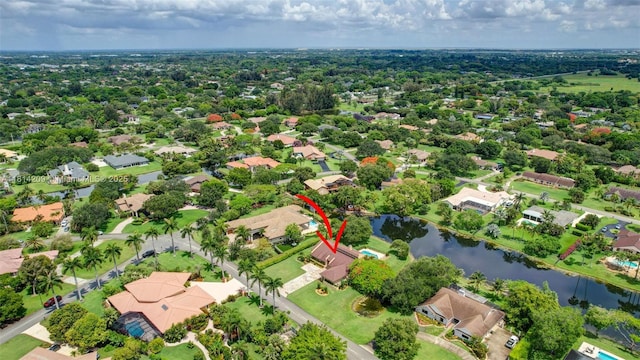 13241 SW 32nd Ct, Davie, FL 33330 - aerial perspective of suburban area featuring a large body of water