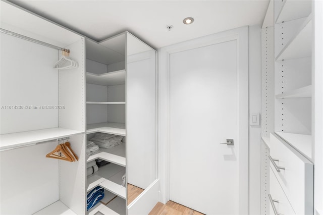 1900 Sunset Harbour Dr Unit 1814, Miami Beach, FL 33139 - walk in closet with light wood-type flooring