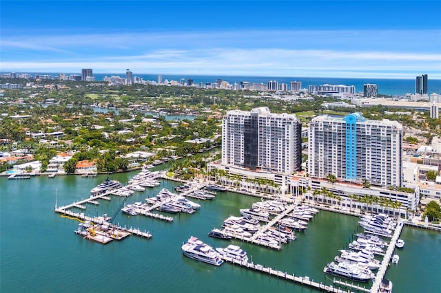 1900 Sunset Harbour Dr Unit 1814, Miami Beach, FL 33139 - view of urban area featuring a nearby body of water and a marina