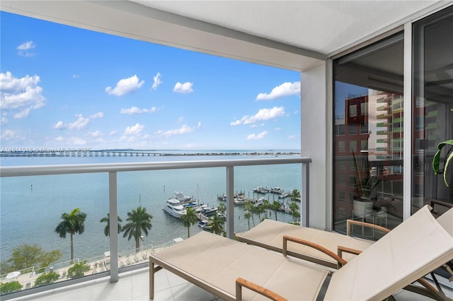 1541 Brickell Ave Unit A1202, Miami, FL 33129 - balcony with a water view