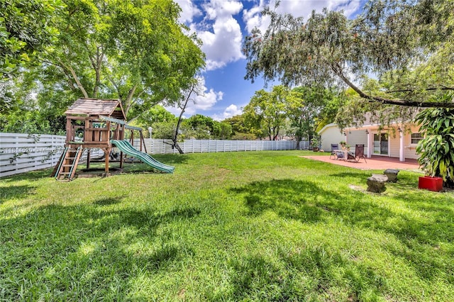 14630 SW 147th Ct, Miami, FL 33196 - view of yard with a playground