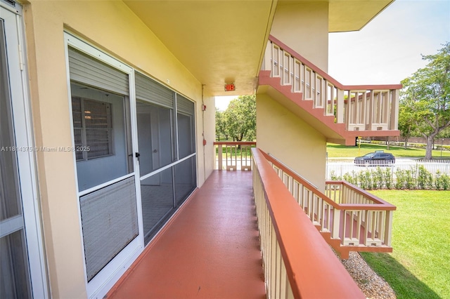 5300 Washington St Unit T227, Hollywood, FL 33021 - balcony featuring stairway