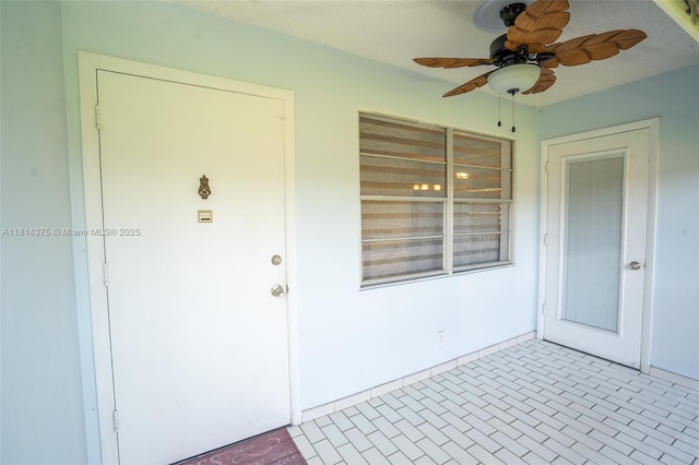 5300 Washington St Unit T227, Hollywood, FL 33021 - doorway to property with ceiling fan