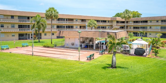 5300 Washington St Unit T227, Hollywood, FL 33021 - exterior space with a lawn and shuffleboard