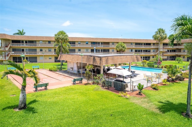 5300 Washington St Unit T227, Hollywood, FL 33021 - community pool featuring shuffleboard