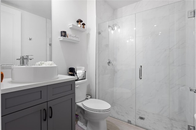 4381 SW 178th Ave, Miramar, FL 33029 - full bathroom with vanity, toilet, and a stall shower