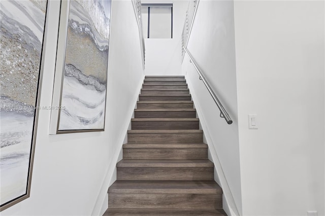 4381 SW 178th Ave, Miramar, FL 33029 - staircase featuring wood finished floors