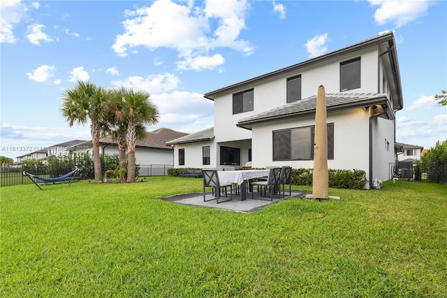 4381 SW 178th Ave, Miramar, FL 33029 - rear view of property featuring stucco siding, a patio, and cooling unit