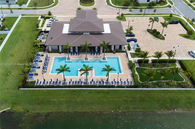 4381 SW 178th Ave, Miramar, FL 33029 - drone / aerial view of a pool area