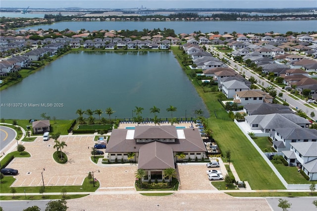 4381 SW 178th Ave, Miramar, FL 33029 - aerial perspective of suburban area with a large body of water