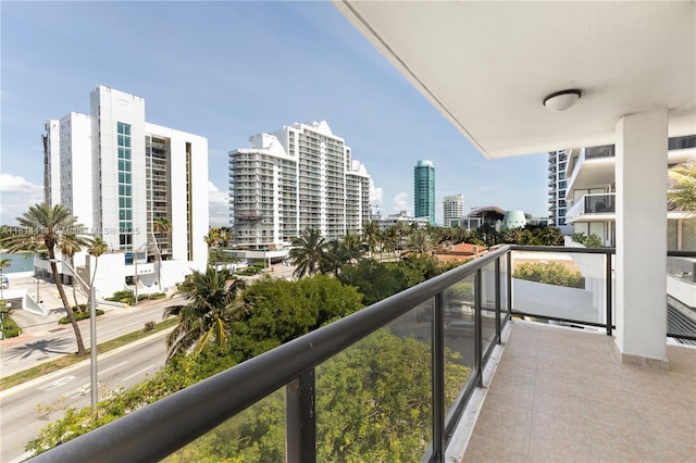 5845 Collins Ave Unit 501, Miami Beach, FL 33140 - balcony with a city view