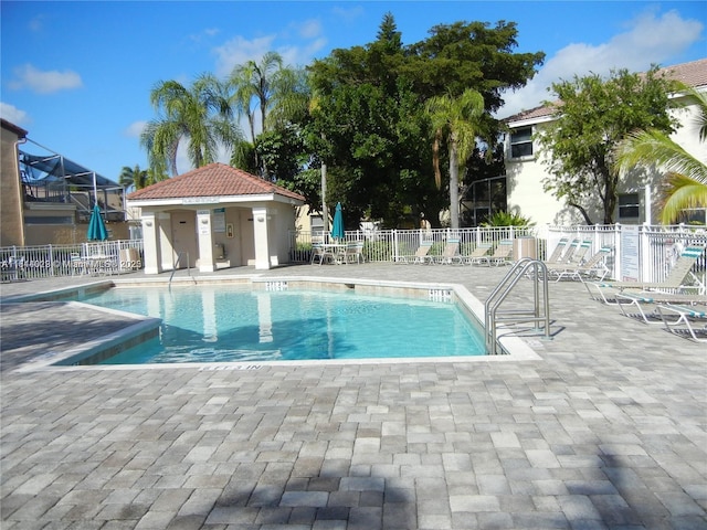 495 SW 183rd Way, Pembroke Pines, FL 33029 - community pool with a patio