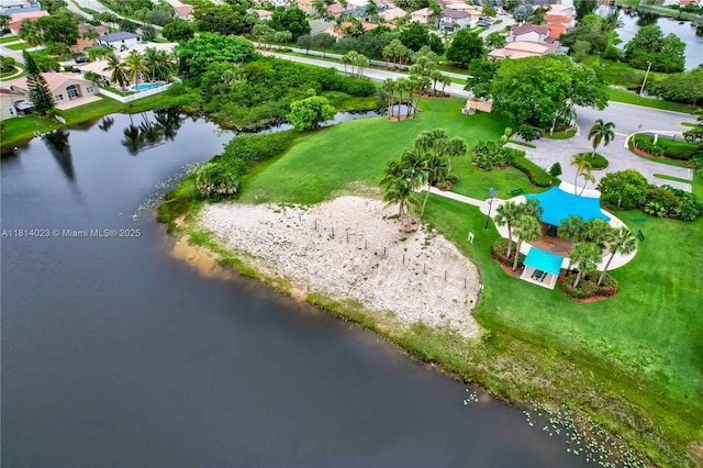 495 SW 183rd Way, Pembroke Pines, FL 33029 - aerial perspective of suburban area featuring a large body of water