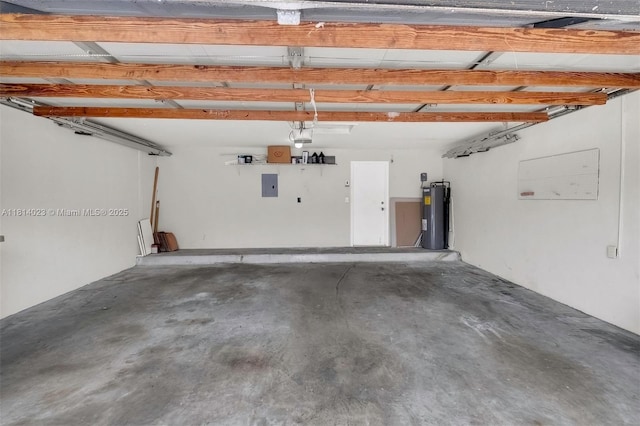 495 SW 183rd Way, Pembroke Pines, FL 33029 - garage featuring water heater and electric panel
